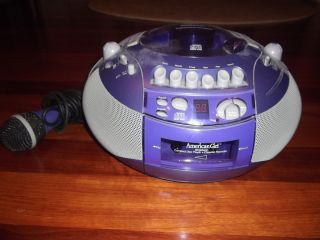 American Girl CD Cassette Player Karaoke Machine