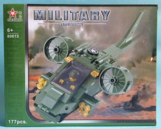 military ah 9 army helicopter blocks non lego ship aircraft