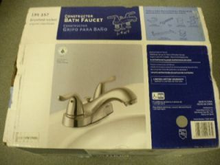 Glacier Bay #195157 Constructor Bathroom Faucet Brushed Nickel 4