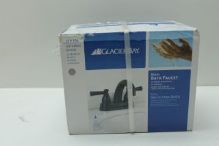 Glacier Bay Regal Oil Rubbed Bronze 4 Centerset Bathroom Sink