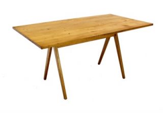 Solid Mable Mid Century Modern Dining Table ATR Jean Prouve