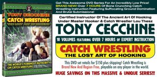 Tony Cecchine Catch Wrestling New DVD Instructionals