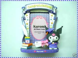 Genuined Sanrio Kuromi 4R Graduation Photo Frame 3D