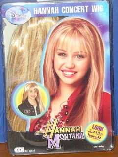 disney hannah montana concert pop star wig new this is brand new and