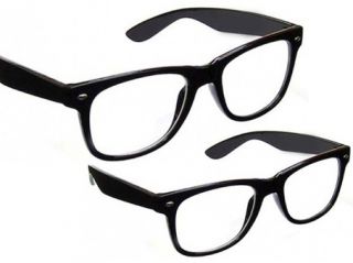  Retro Unisex Style 80s Clear Lens Glasses Frames Sunglasses