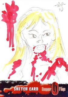 hammer horror series 2 sketch card by amy pronovost 2