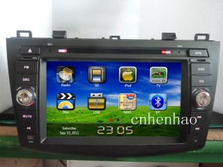 in Dash GPS Car DVD Player Stereo for 2010 Mazda 3