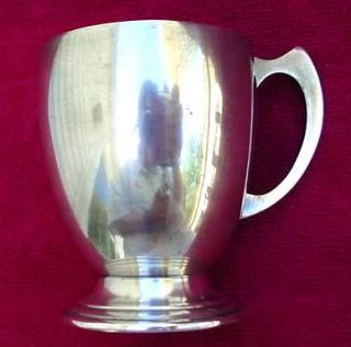 Antique Elkington Company England Silver Plated Childs or Small Mug