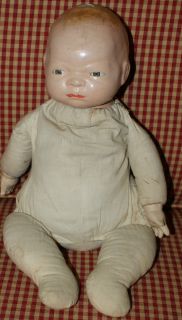 Vintage Antique Composition Baby Doll Grace Storey Putnam Bye Lo Baby