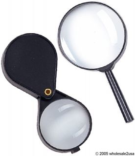 New Pocket Reading Magnify Glass + Hand Held Magnifier