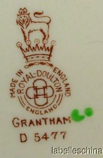  is from the Grantham collection, pattern D5477, discontinued 1964