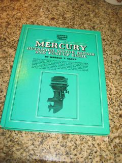  Motor Repair Tune Up Guide Book Vintage Glenns Marine Series