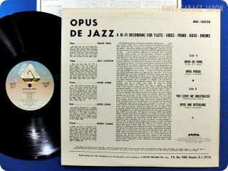 FRANK WESS HANK JONES Opus De Jazz 22RS 1 Japan JAZZ mono LP b864