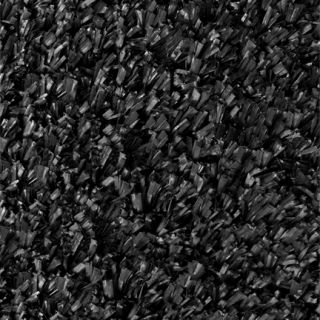 25 Outdoor Artificial Turf Black Synthetic Grass Carpet