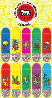 Alien Workshop Keith Haring Set of 10 Skateboard Decks Deck Limited