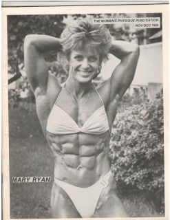 WOMENS PHYSIQUE PUBLICATION female bodybuilder magazine Mary Ryan