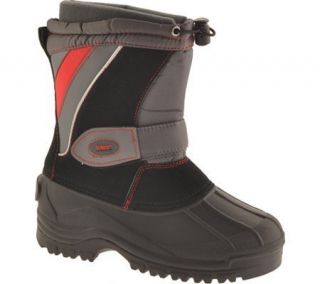 Totes Ray Youth Boys Black Red Insulated Winter Snow Duck Boot