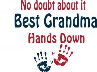 Personalized Mom Grandma Nana MEMAW Shirt Best Grandma Hands Down