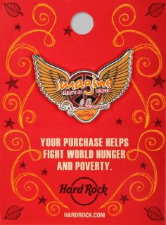 Hard Rock Cafe 2011 John Lennon Imagine Theres No Hunger Whyhunger