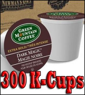 Green Mountain Coffee Dark Magic Extra Bold 300 K Cups Keurig Brewers