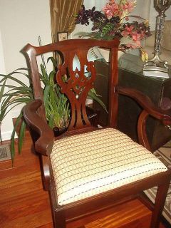 Henkel Harris Chippendale Model 101A Mahogany Arm Chair Excellent
