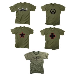  Emblem T Shirts Army Logo Shirts Olive Drab Graphic Tees