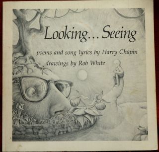 Harry Chapin Signed Book Looking Poetry Lyrics