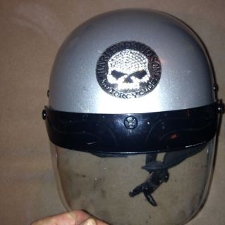Harley Davidson Open Face Helmet w Shield