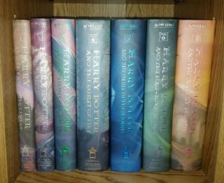 Complete Harry Potter Book Set 1   7 Hardbacks w/ Dust Jackets J.K