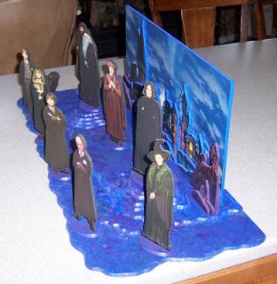 Harry Potter Panoramic 10 Character Wood Sculpture Set