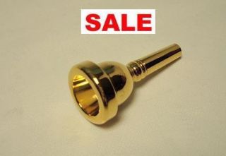 Gold Trombone Mouthpiece 6 1 2AL Size Small Shank New
