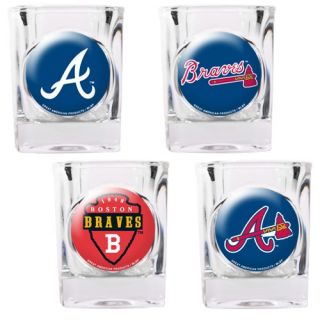 Great American Products MLB Square Shot Glass 4 Piece Set Individual