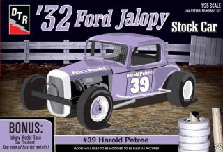 32 Ford Jalopy Stock Car 39 Harold Petree Model Kit