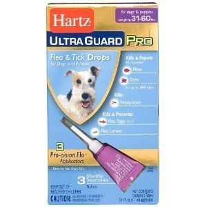 HARTZ ULTRA GUARD PRO FLEA TICK DROPS FOR DOGS PUPPIES 31 60 LBS FREE