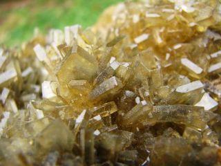 Super Golden Barite Mineral Crystal Specimen