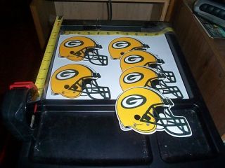 Large Helmet Stickers NFL Green Bay Packers 