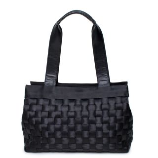 Harveys Seatbelt Bags Black Madison Medium Carry All RARE Factory Find