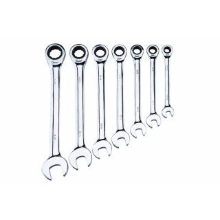 PITTSBURGH PRO SERIES 7 Piece SAE Ratcheting Combo Wrench Set MODEL