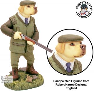   Retriever Sporting Gun Shotgun Robert Harrop Dog Figurine DP221Y