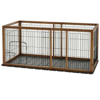 Richell Expandable Medium Pet Pen With Tray in