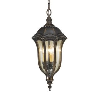 Feiss Baton Rouge Outdoor Convertible Pendant in Walnut
