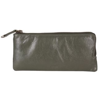 Winn International Cowhide Nappa Leather Zippered Wallet