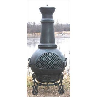 The Blue Rooster Gatsby Style Chiminea   ALCH016x / COVER