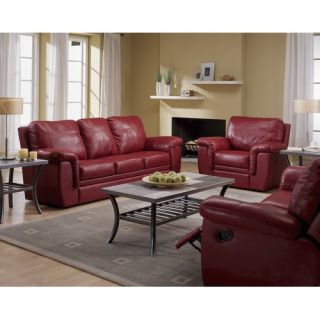 Global Furniture USA Clark 3 pc. Leather Living Room Set