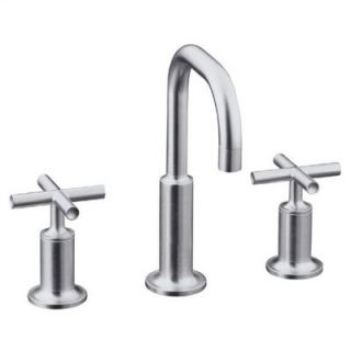 Belle Foret Wall Mounted Vessel Faucet with Double Cross Handles