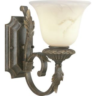 Canarm Franklin One Light Wall Sconce in Brushed Pewter