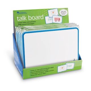 Learning Resources Talk Time Recordable Board (Set of 12)