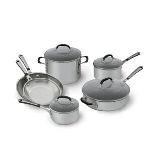 Calphalon Simply Stainless Steel 10 Piece Cookware Set