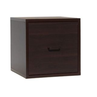 OIA Cube 15 Single File Drawer Cube in Cherry