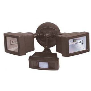Nuvo Lighting 15 Two Light Flood Light with Motion Sensor in Bronze